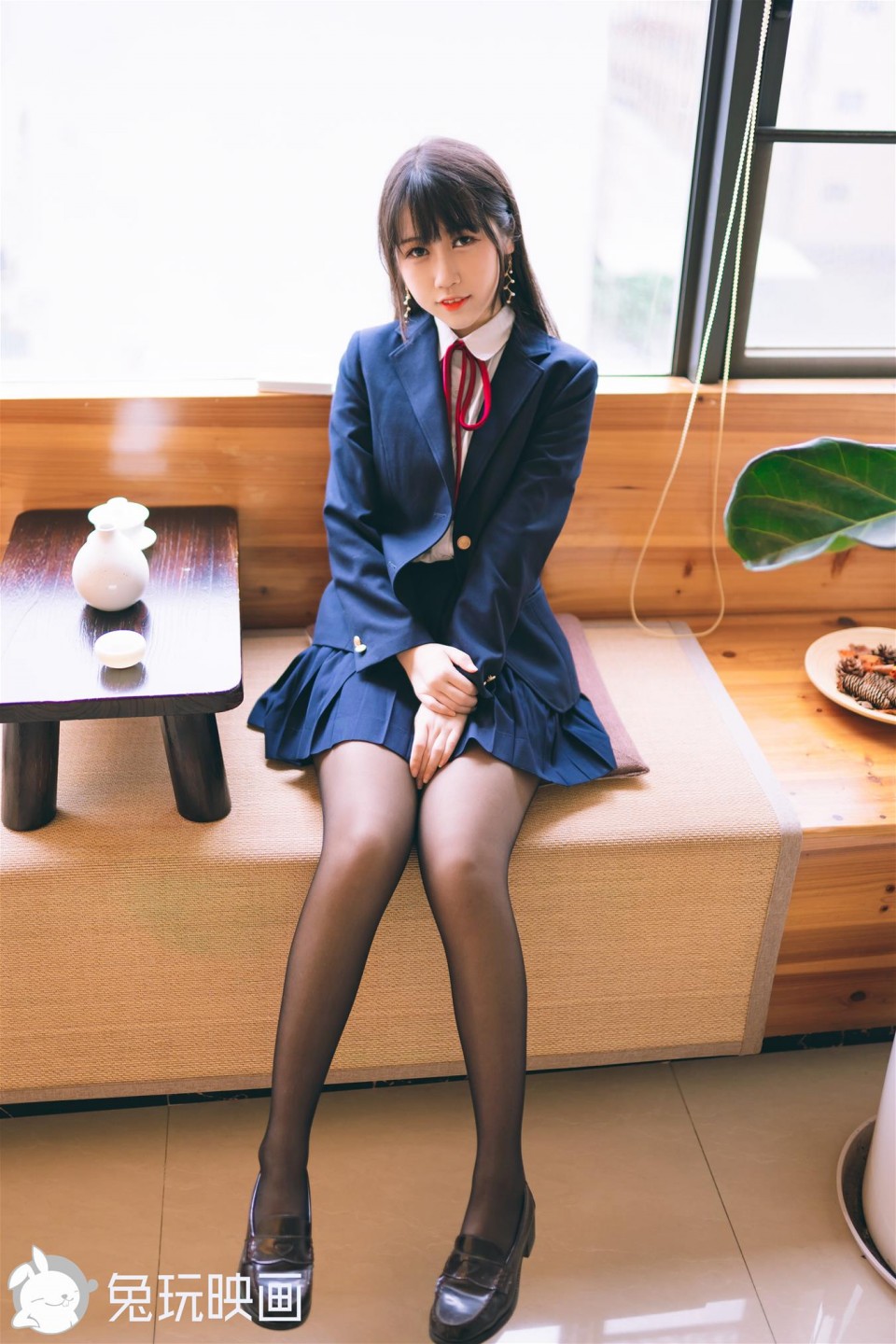 兔玩映画 教室里的黑絲JK - Cute school in uniform - (36P) - Sexy asian pics gallery