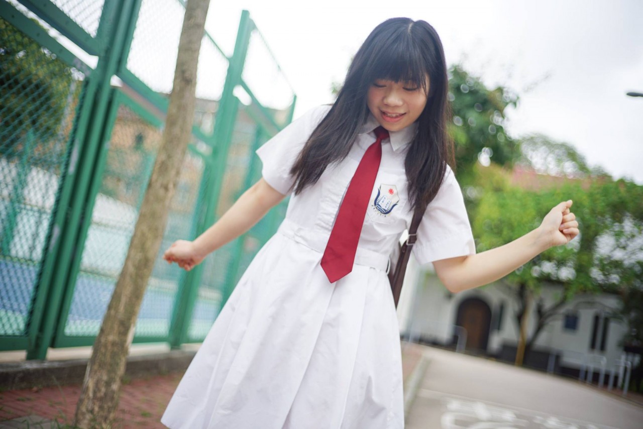 【Hong Kong School Uniform Vol.4】俏皮小花 77901