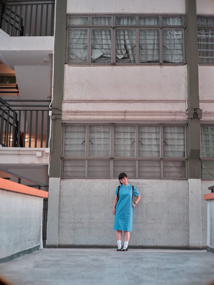 【Saki in Hong Kong School Uniform Vol.15 山竹到臨前夕】 77541