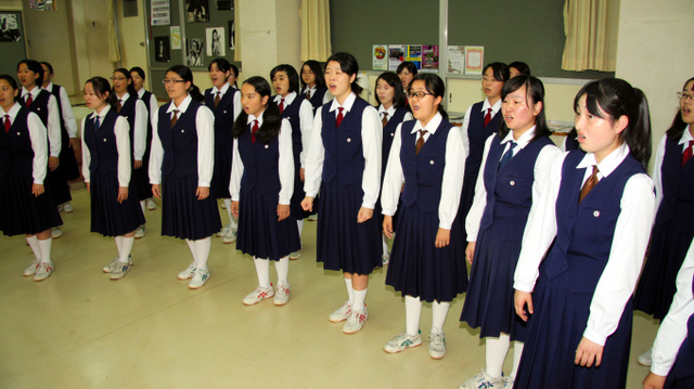 千葉県立千葉女子高等学校介紹 Uniform Map 制服地圖