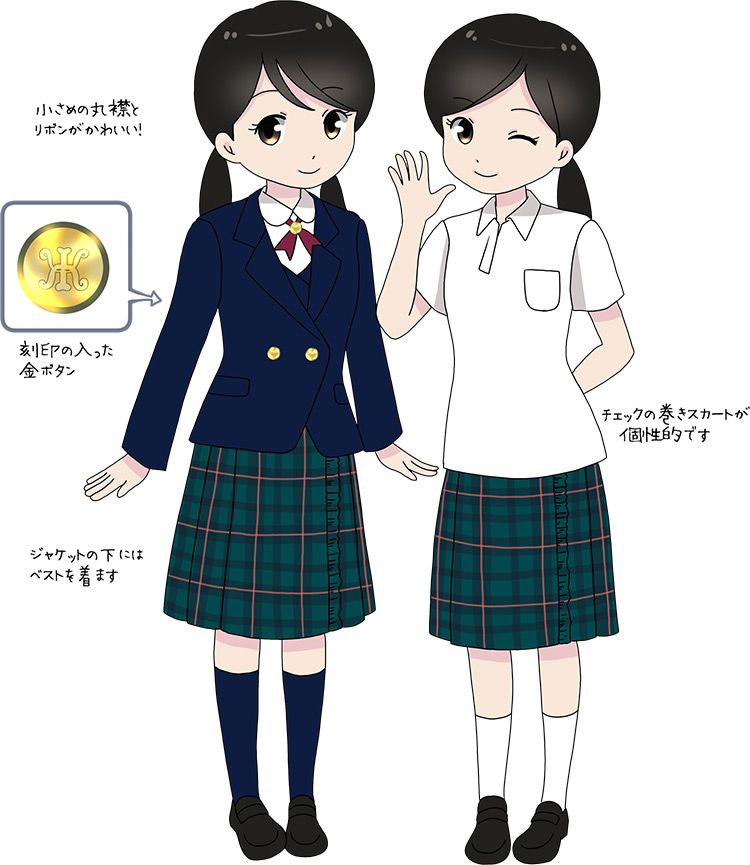 日本中學 東京都區部學校列表 Uniform Map 制服地圖