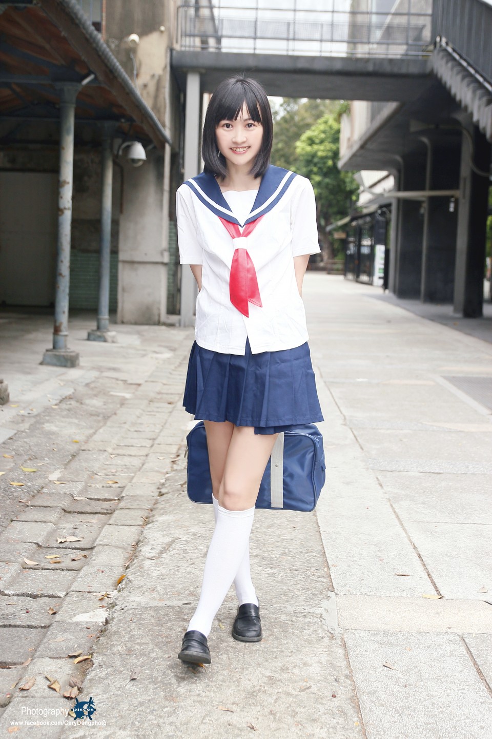 日系女孩水手制服