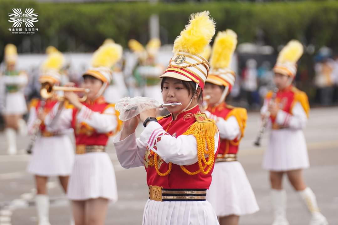 111國慶系列：台北市第一女子高級中學樂儀隊、管樂