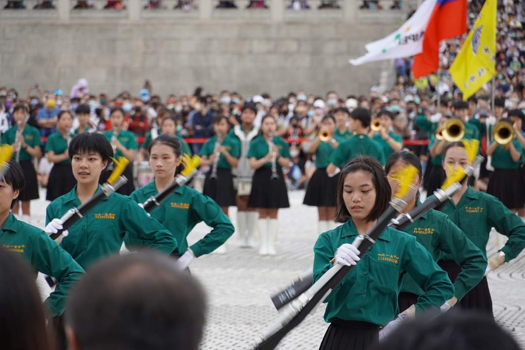 111國慶系列：台北市第一女子高級中學樂儀隊、管樂 （台灣大道）