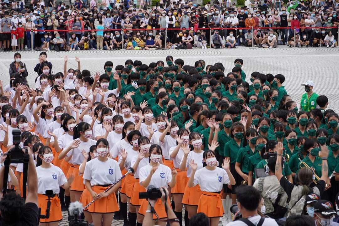 111國慶系列：台北市第一女子高級中學樂儀隊、日本京都橘高校吹奏隊（台灣大道）