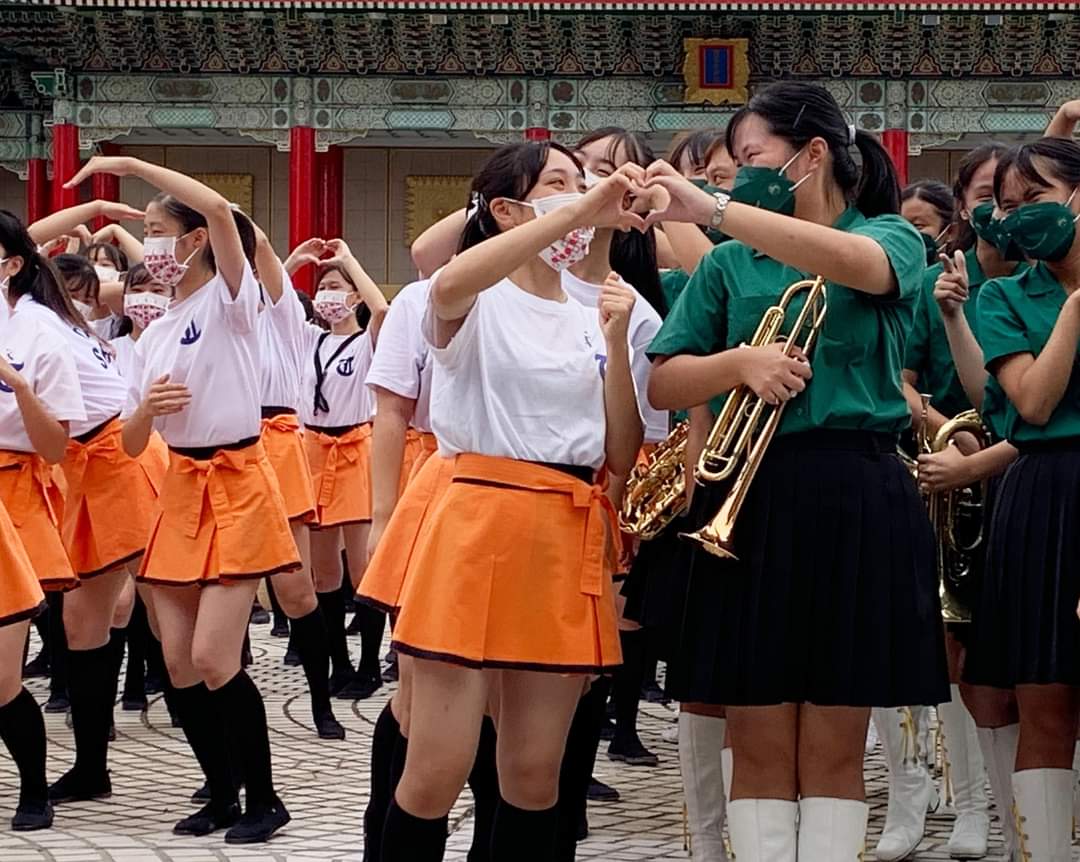 111國慶系列：台北市第一女子高級中學樂儀隊、日本京都橘高校吹奏隊（台灣大道）